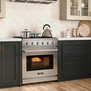 Costway 30 Inches 120V Natural Gas Range with 5 Burners Cooktop