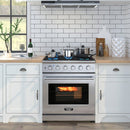 Costway 30 Inches 120V Natural Gas Range with 5 Burners Cooktop
