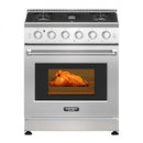 Costway 30 Inches 120V Natural Gas Range with 5 Burners Cooktop