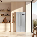 FORNO Salerno 33" 15.6 cu. ft. Side-by-Side Built-In Refrigerator in Stainless Steel, FFRBI1805-33SB
