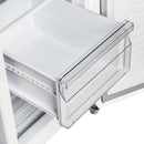 FORNO Espresso Salerno 33" 15.6 cu. ft. Refrigerator in White with Antique Brass Handles, FFRBI1805-33WHT
