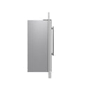 FORNO Rizzuto 60" 27.6 cu. ft. Refrigerator & Freezer in Stainless Steel with Grill Trim Kit, FFFFD1933-60S
