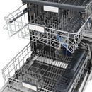 ZLINE 24-Inch Monument Series 3rd Rack Top Touch Control Dishwasher in Red Gloss with Stainless Steel Tub, 45dBa (DWMT-RG-24)
