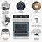 Costway 30 Inches 120V Natural Gas Range with 5 Burners Cooktop