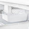 FORNO Espresso Gallipoli 30" 17.5 Cu. Ft. Refrigerator with Ice Maker in White with Antique Brass Handles, FFFFD1974-31WHT