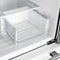 FORNO Espresso Gallipoli 30" 17.5 Cu. Ft. Refrigerator with Ice Maker in White with Silver Handles, FFFFD1974-31WHT