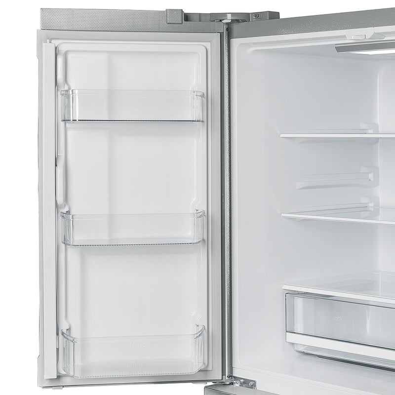 FORNO Moena 36" 19.2 cu. ft. French Door Built-In Refrigerator in Stainless Steel with Ice Maker, FFRBI1820-36SB