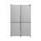 FORNO Guardia 46.8" 21.6 cu. ft. Bottom Mount Refrigerator in Stainless Steel, FFFFD1778-48